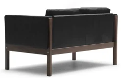 Canapé 2 places en noyer huilé et assise en cuir thor 301 137cm CH162 - Carl Hansen & Søn