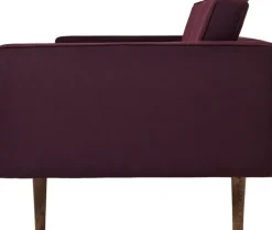 Canapé 2 places en polyester dark grape 88x200 cm Wind - Broste Copenhagen