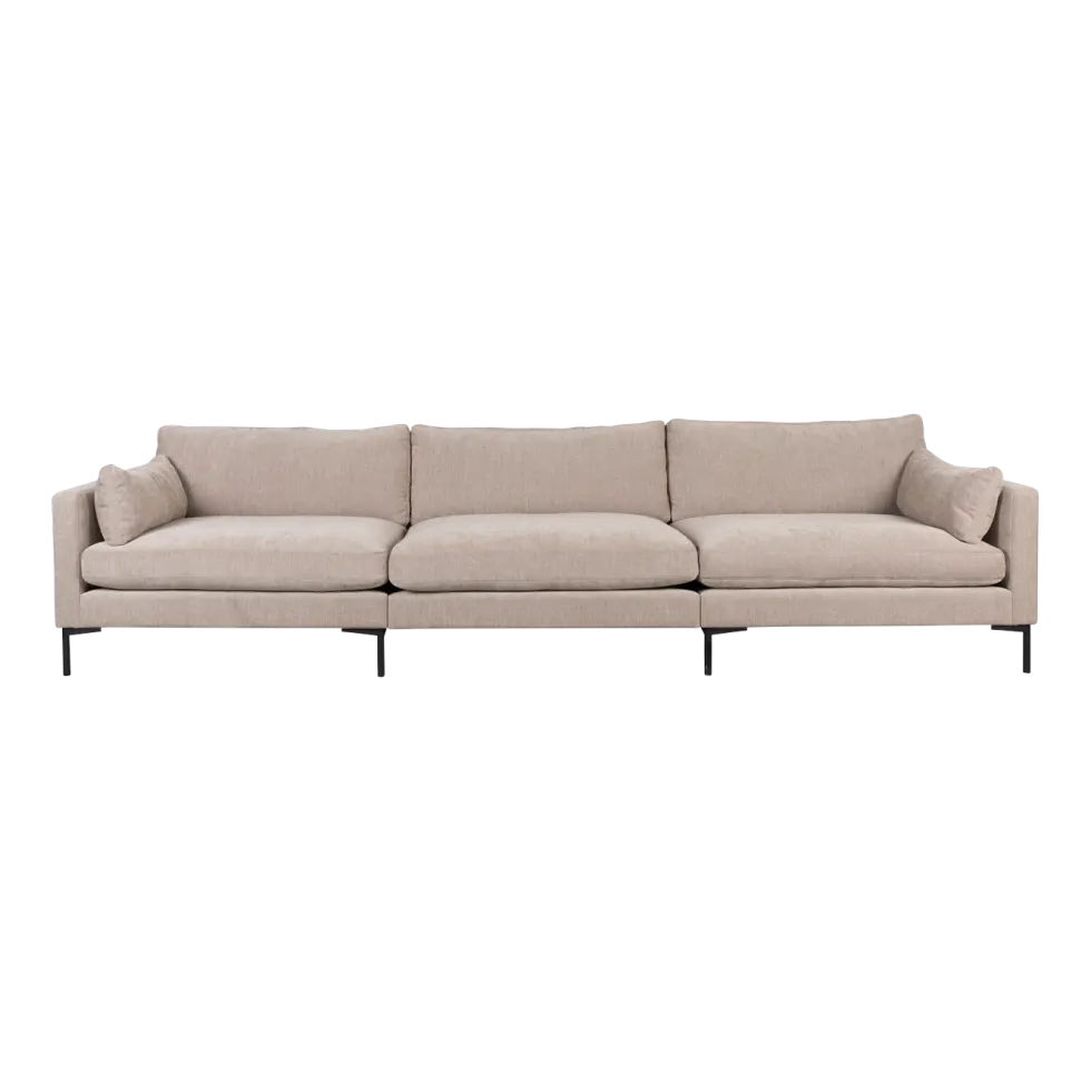 Canapé 4,5 places en polyester latte 335cm Summer - Zuiver
