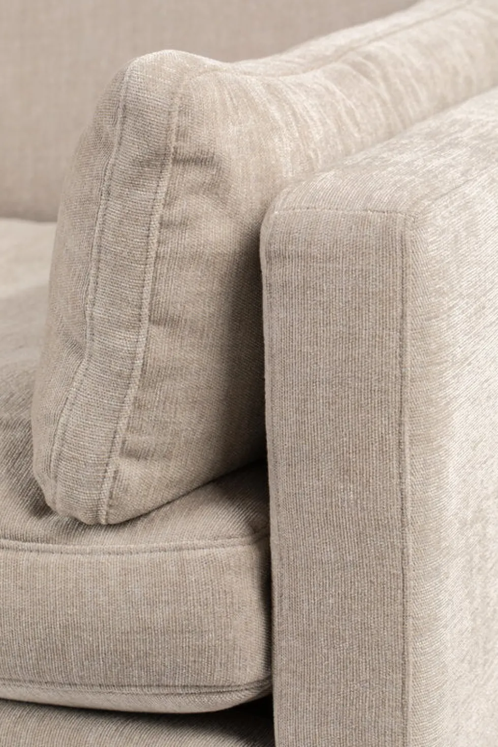 Canapé 4,5 places en polyester latte 335cm Summer - Zuiver