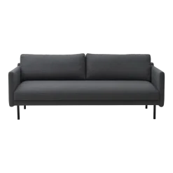 Canapé 2 places en tissu anthracite 170,5 x 87 cm Rar - Normann Copenhagen