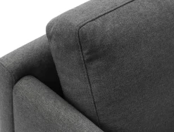 Canapé 2 places en tissu anthracite 170,5 x 87 cm Rar - Normann Copenhagen
