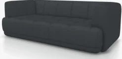 Canapé 2 places en tissu gris metaphor 007 Quilton - Hay