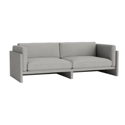 Canapé 3 places en tissu remix 133 gris Softy - Normann Copenhagen
