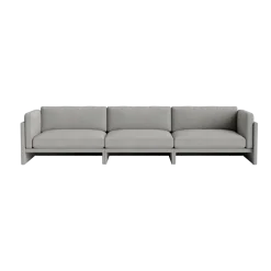 Canapé 4 places en tissu remix 133 gris Softy - Normann Copenhagen