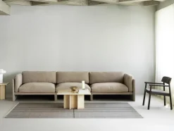 Canapé 4 places en tissu remix 133 gris Softy - Normann Copenhagen