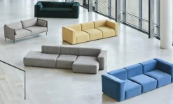 Canapé 2,5 places en tissu Roden 04 Mags Soft combinaison 3 right - Hay