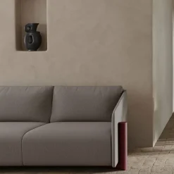 Canapé 4 places en tissu taupe Timber - Kann Design