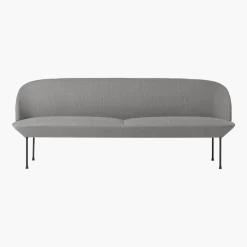 Canapé 3 places gris clair Oslo - Muuto
