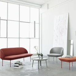 Canapé 3 places gris foncé Oslo - Muuto