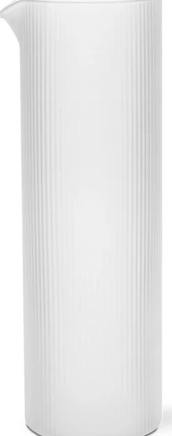 Carafe à eau en verre givré 8,4x25,5cm Ripple - Ferm Living