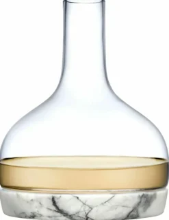 Carafe en verre avec base en marbre Chill - Nude Glass