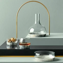 Carafe en verre avec base en marbre Chill - Nude Glass