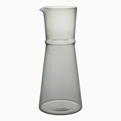 Carafe en verre recyclé fumé 11x25cm Boya - Ferm living