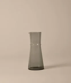 Carafe en verre recyclé fumé 11x25cm Boya - Ferm living