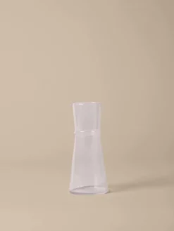 Carafe en verre recyclé transparent avec bulles 11x25cm Boya - Ferm living