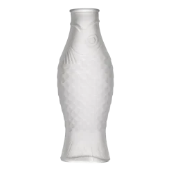 Carafe en verre transparent givré 85cl Fish&fish - Serax