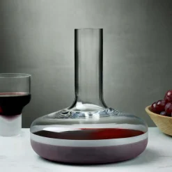 Carafe à vin Contour avec base sablée - Nude Glass