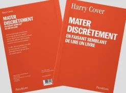 Carnet en papier recyclé Mater discrètement en faisant semblant de lire un livre - Piece & Love