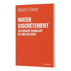 Carnet en papier recyclé Mater discrètement en faisant semblant de lire un livre - Piece & Love