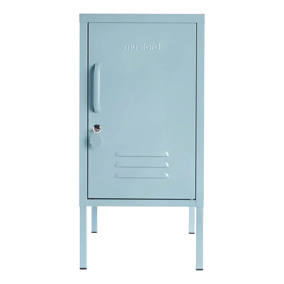 Casier en acier bleu océan 35x46x72cm The Shorty - Mustard Made