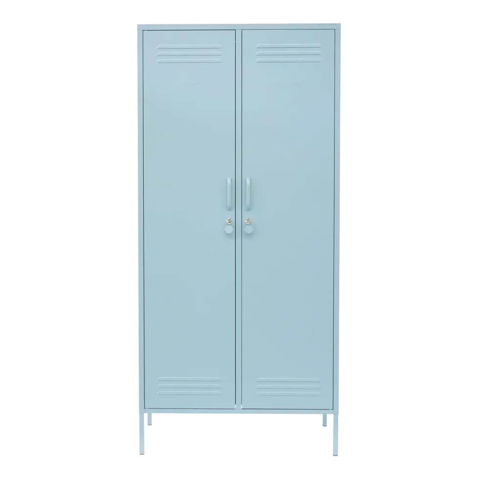 Casier en acier bleu océan 85x50x183cm The Twinny - Mustard Made