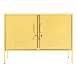 Casier en acier jaune beurre 40x100x72cm The Lowdown - Mustard Made