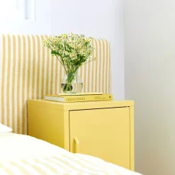 Casier en acier jaune beurre 35x46x72cm The Shorty - Mustard Made