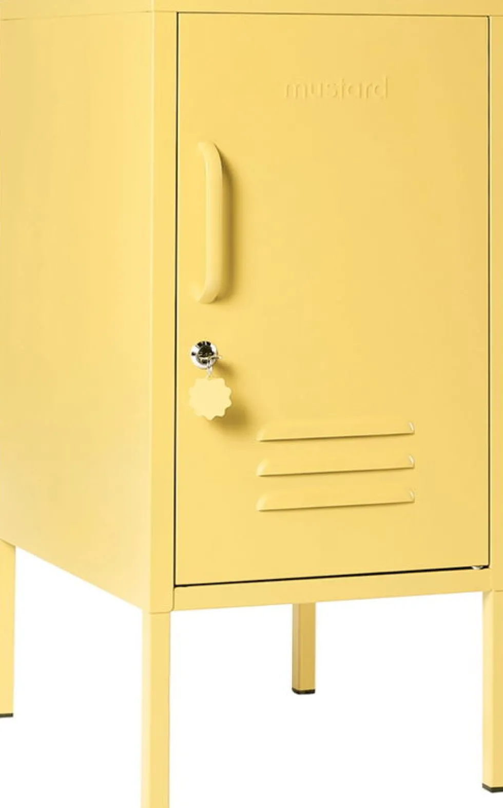 Casier en acier jaune beurre 35x46x72cm The Shorty - Mustard Made