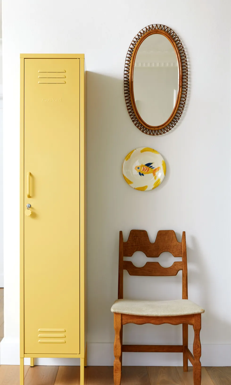 Casier en acier jaune beurre 35x46x183cm The Skinny - Mustard Made