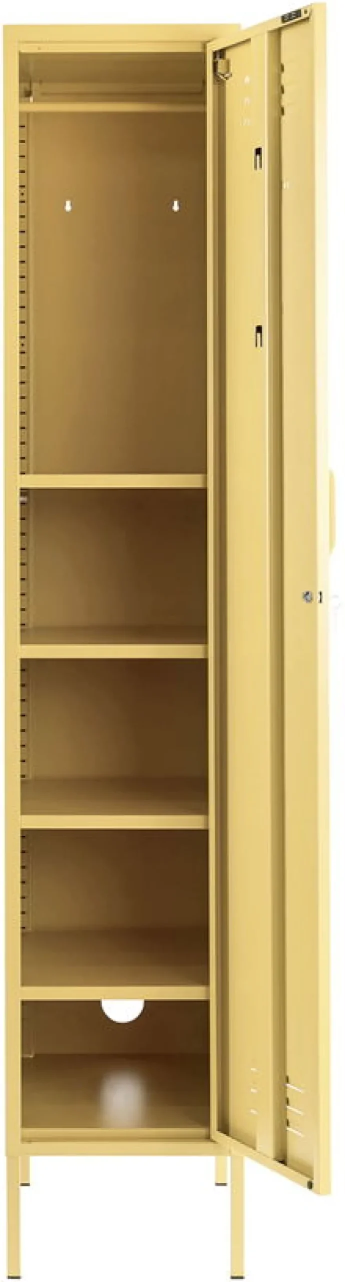 Casier en acier jaune beurre 35x46x183cm The Skinny - Mustard Made