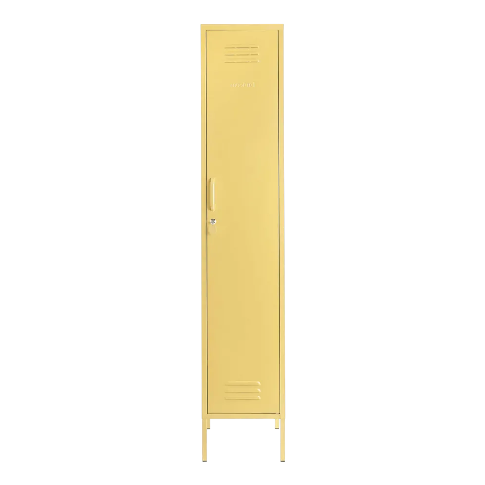 Casier en acier jaune beurre 35x46x183cm The Skinny - Mustard Made