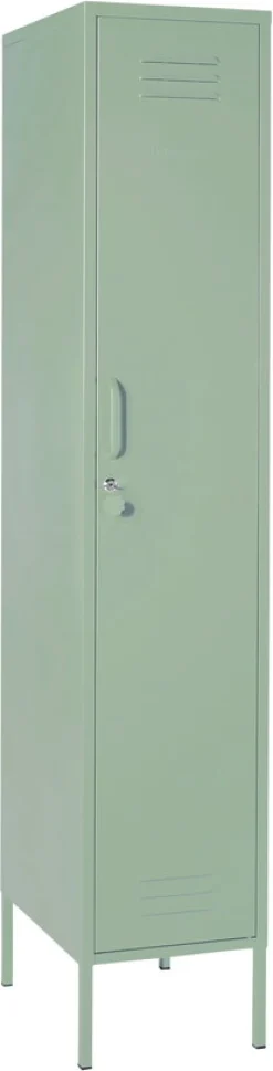 Casier en acier vert sauge 35x46x183cm The Skinny - Mustard Made