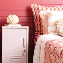 Casier gauche en acier rose blush 35x46x72cm The Shorty - Mustard Made