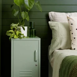 Casier gauche en acier vert sauge 35x46x72cm The Shorty - Mustard Made