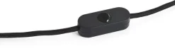 Câble en tissu noir doux avec interrupteur 240cm Common Cord Set - Hay