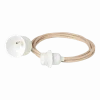 Câble électrique blanc et sable pour suspension 2 m - Ferm Living