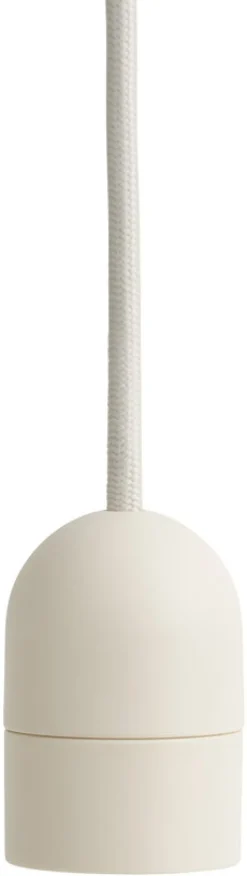 Câble pour suspension en tissu blanc argile 400cm Common Cord Set - Hay