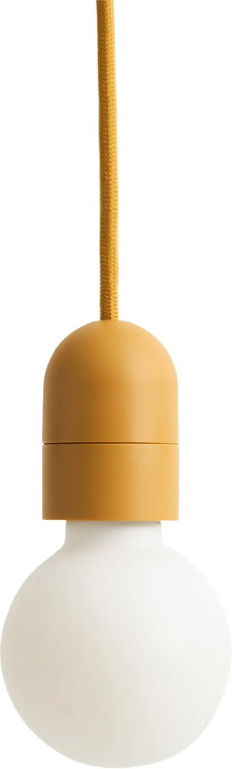 Câble pour suspension en tissu jaune ambre 400cm Common Cord Set - Hay