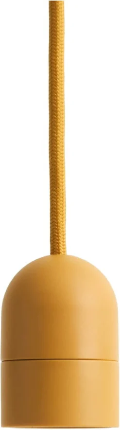 Câble pour suspension en tissu jaune ambre 400cm Common Cord Set - Hay