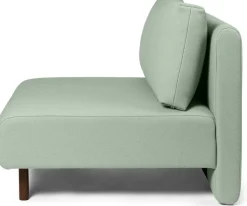 Centre de canapé modulable en laine menthe Dase - Ferm living