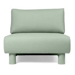 Centre de canapé modulable en laine menthe Dase - Ferm living