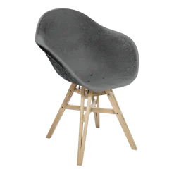 Chaise avec accoudoirs anthracite 6.7 - Maximum