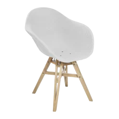 Chaise avec accoudoirs blanc cassé 6.7 - Maximum