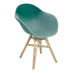 Chaise avec accoudoirs canard et brume Gravêne 6.7 - Maximum