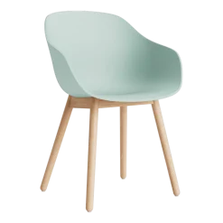 Chaise avec accoudoirs en chêne et polypropylène dusty mint 2.0 AAC 212 - Hay