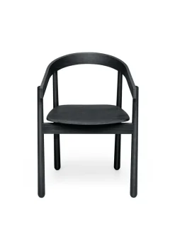 Chaise avec accoudoirs en chêne noir Homerun - Fest Amsterdam