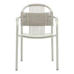 Chaise avec accoudoirs en corde beige 59 x 86 cm Cleo - Vincent Sheppard