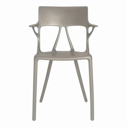 Chaise avec accoudoirs grise A.I - Kartell