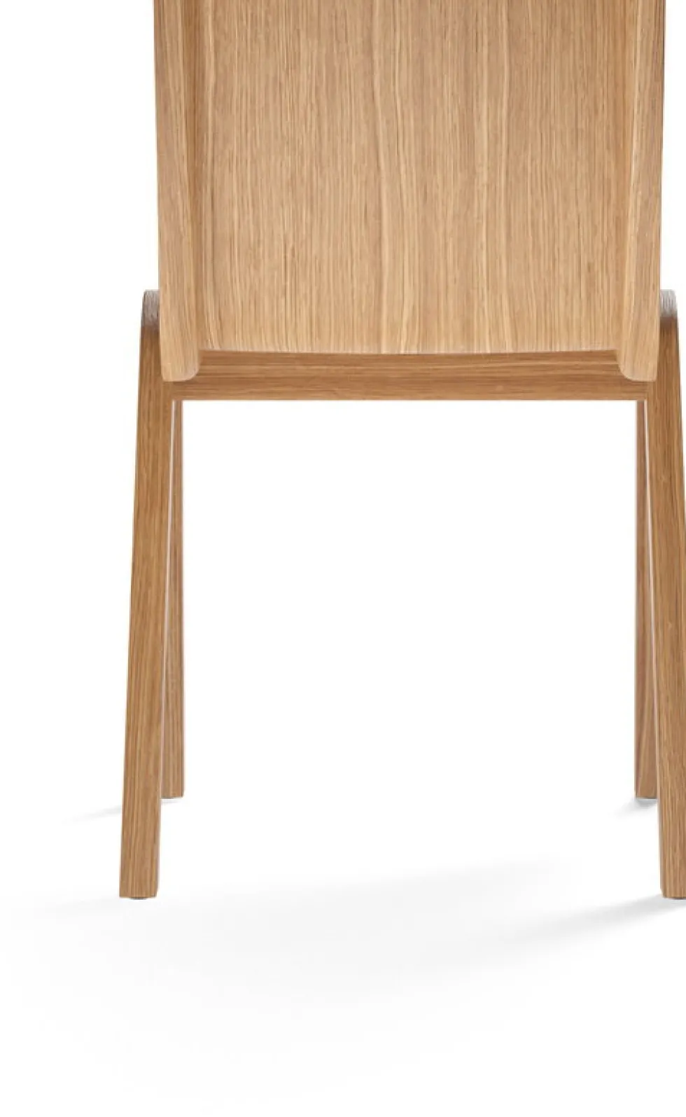 Chaise avec assise rembourrée en chêne naturel et tissu dakar 0250 78cm Ready - Audo